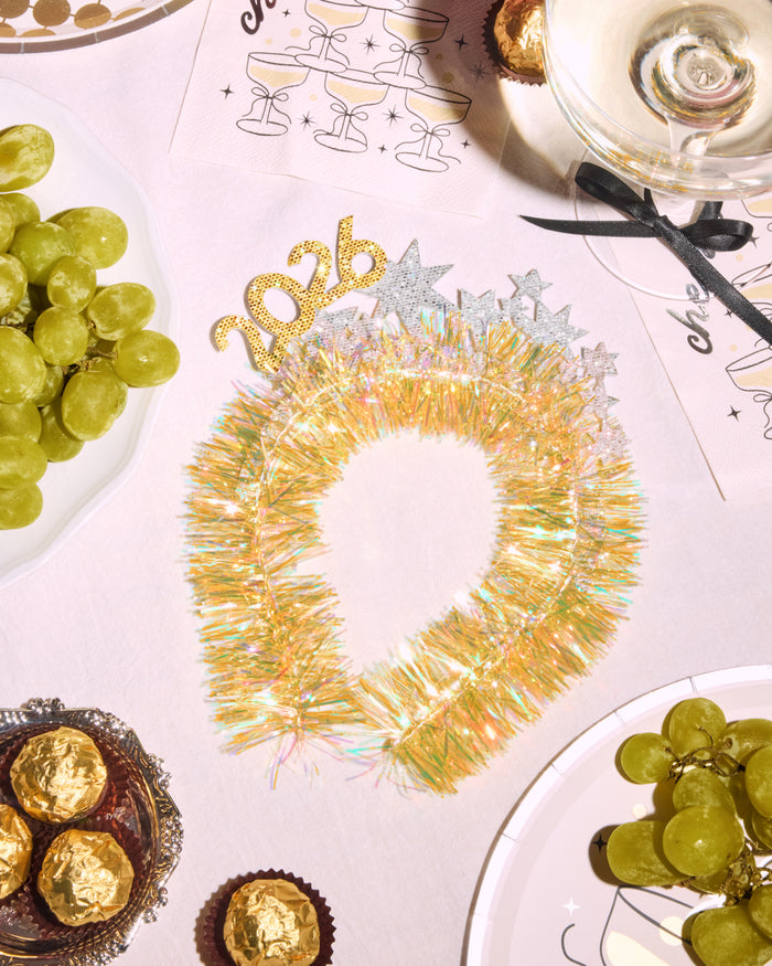 NYE 2026 Headband - fringe headband