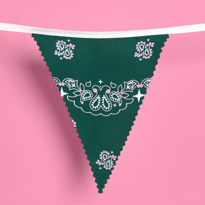 Camp Bunting Banner - gingham garland