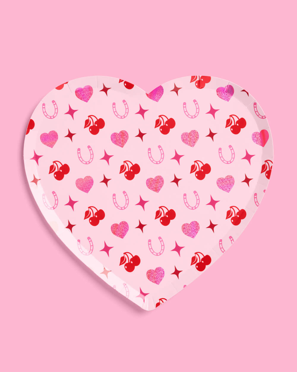 Lucky in Love Plates - 24 paper plates