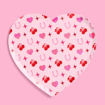 Lucky in Love Plates - 24 paper plates
