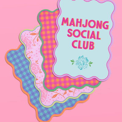 Mahjong Shuffler Cards - set of 4 matte cards