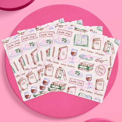 Book Club Napkins - 25 paper napkins