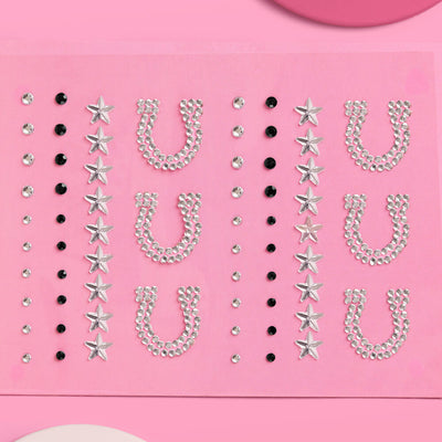 Texas Hold 'Em Gem Set - 64 adhesive face gems