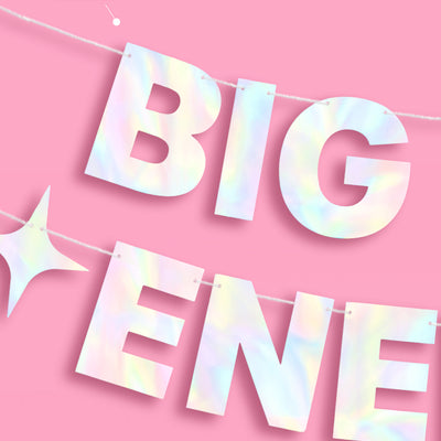 Big Leo Energy Banner - iridescent foil banner