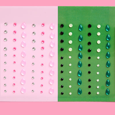 Emerald City Gem Set - 112 adhesive face gems