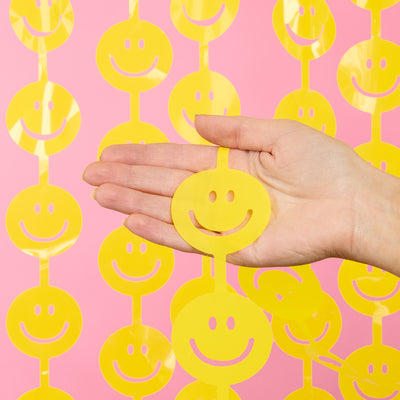 Smiley Curtain - matte foil curtain