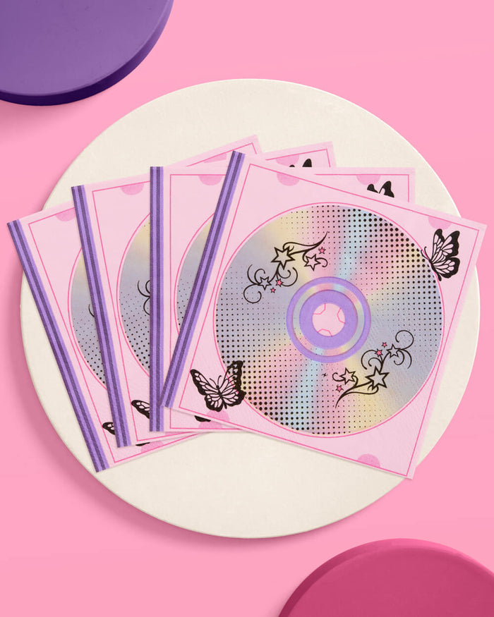 Y2K Bday Bundle - banner, tableware + more