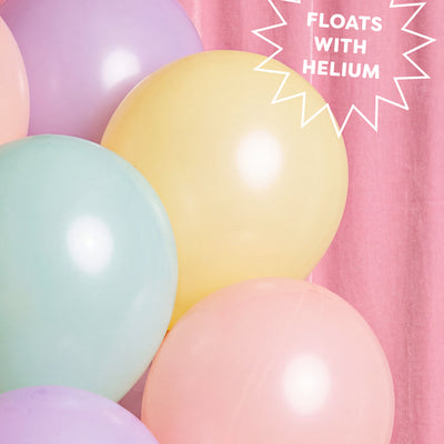 Pastel Balloon Pack - 24 matte balloons