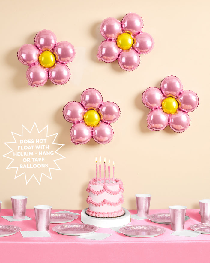 Flower Power Balloon - 4 flower balloons