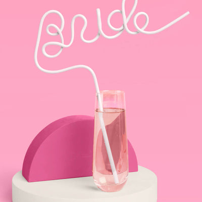 Classic Bride Straw - XL white Bride straw