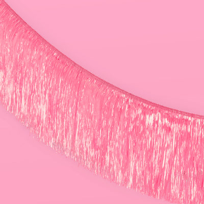 That's Hot Fringe - pink foil banner
