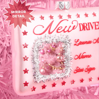 New Driver Ornament - License-Shaped Ornament