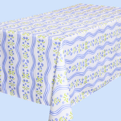 Coastal Tablecloth - washable tablecloth