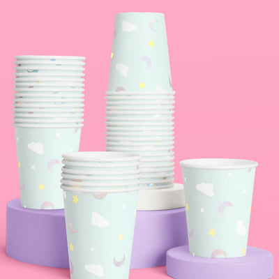 Over the Moon Cups - 50 paper cups