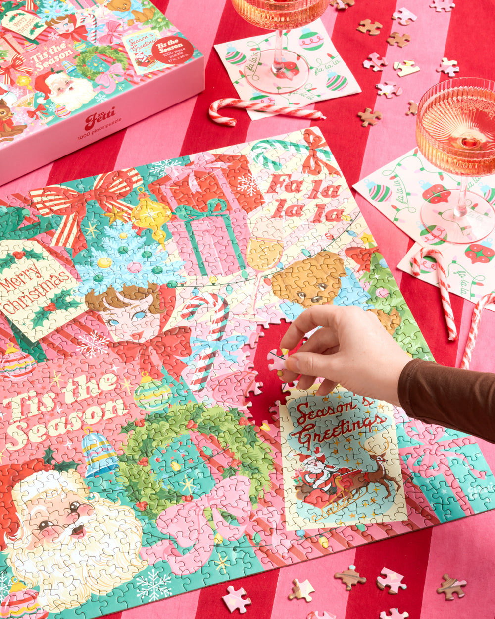 Pinkmas Puzzle - 1000 pc jigsaw puzzle