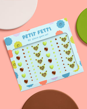 Swamp Girl Gem Set - 62 adhesive face gems