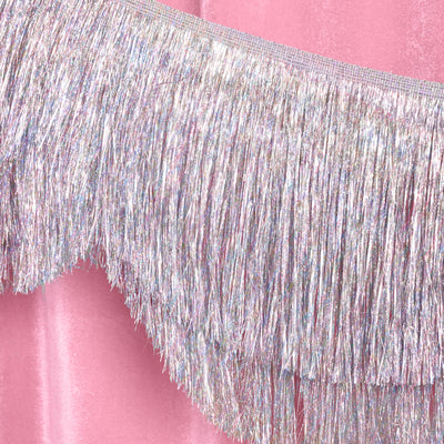 Shimmer Scallop Fringe - scalloped banner