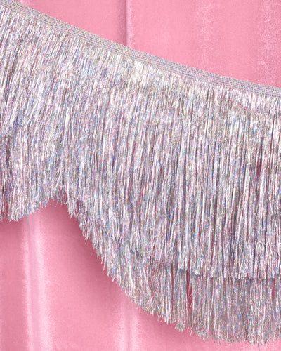 Shimmer Scallop Fringe - scalloped banner