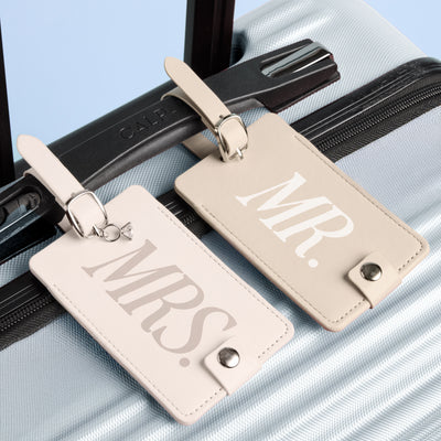 Mr And Mrs Luggage Tags - 2 pc travel tag set