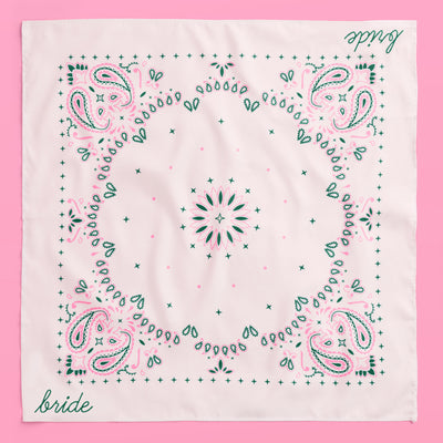 Camp Bride Bandana - embroidered bandana