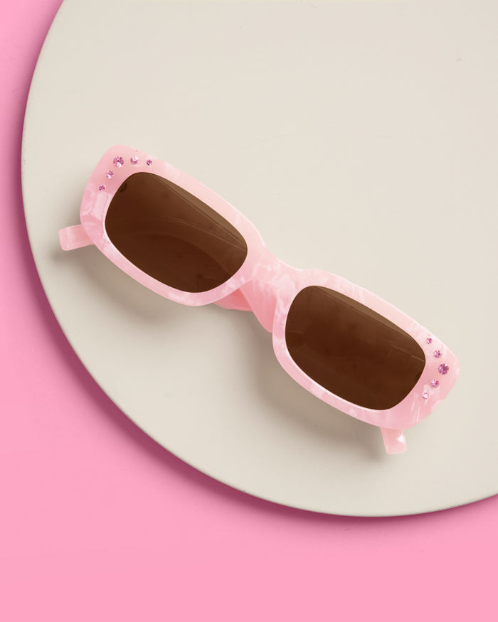Birthday Girl Sunglasses - marble embossed sunglasses