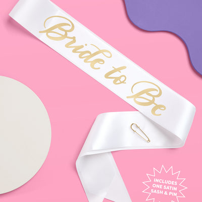 The Remix Kit - bride to be sash + veil