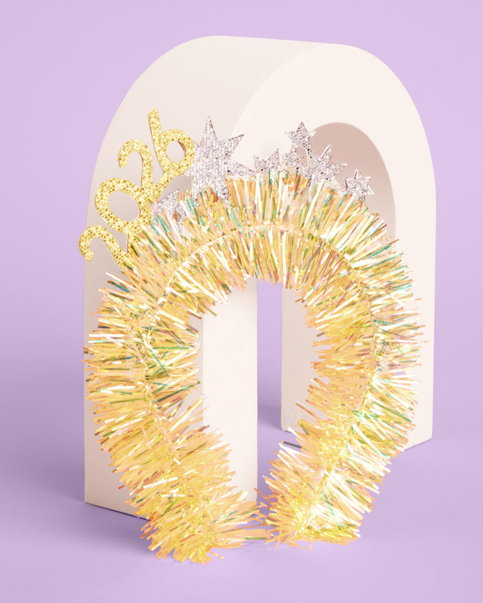 NYE 2026 Headband - fringe headband