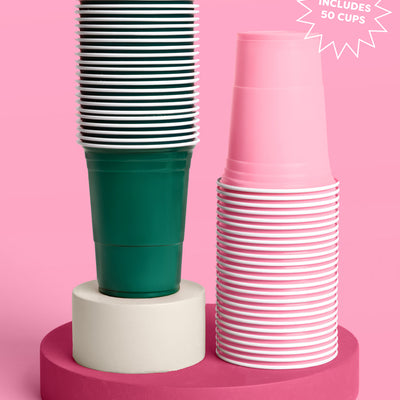 Camp Bride Cups - 50 matte 16 oz cups