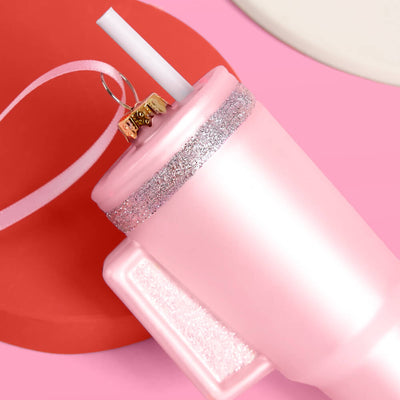 Hydration Queen Ornament - pearl pink ornament