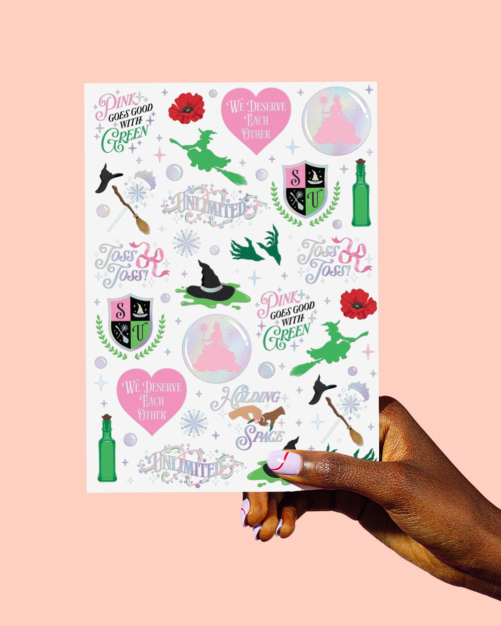 Holding Space Tats - 50 temporary tattoos