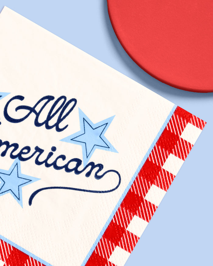 All American Napkins - 24 paper napkins