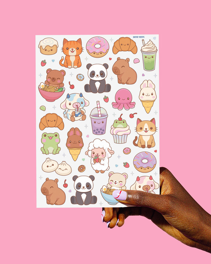 Kawaii Tats - 48 temporary tattoos