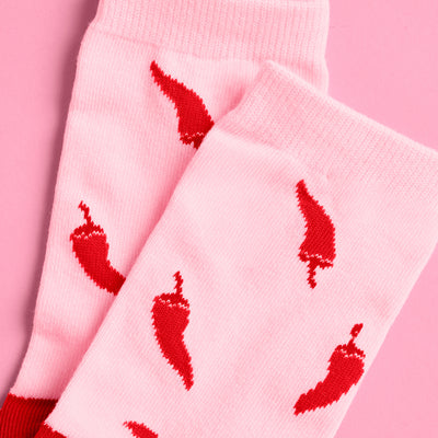 DND Smut Socks - pink + red