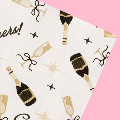 Cheers Cocktail Napkins - 50 paper napkins