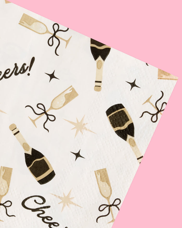 Cheers Cocktail Napkins - 50 paper napkins