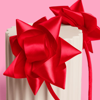 Bow on Top Headband - satin headband