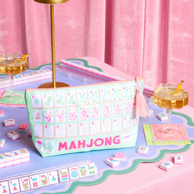 Mahjong Tile Bag - nylon zipper bag