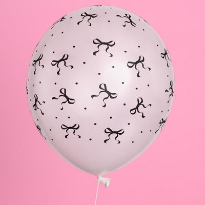 Little Black Bow Pack - 24 latex balloons
