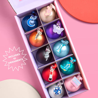 Era Charm Ornament Set - 10 shatterproof ornaments