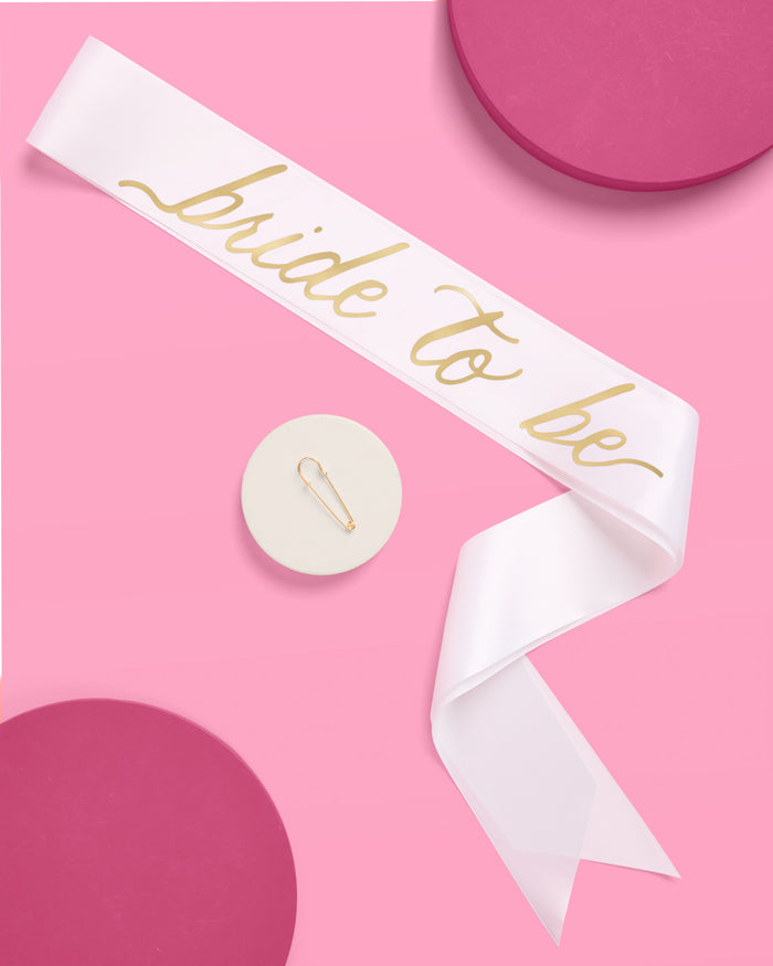 Classic Bride Pack - hair bow and sash