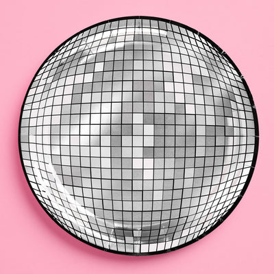 2027 NYE Disco Plates - Set of 24 Paper Plates