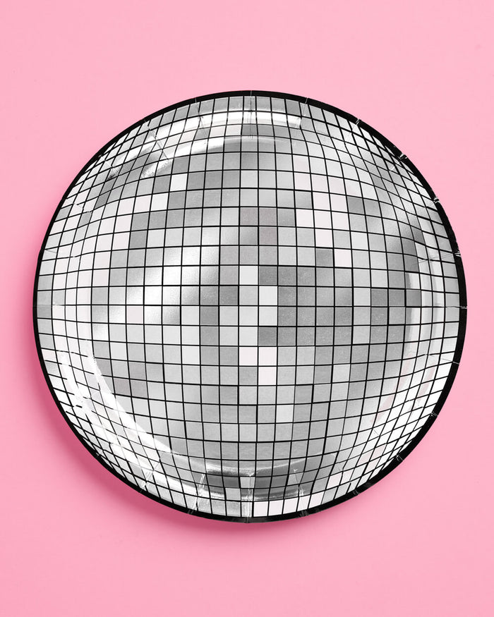 2027 NYE Disco Plates - Set of 24 Paper Plates