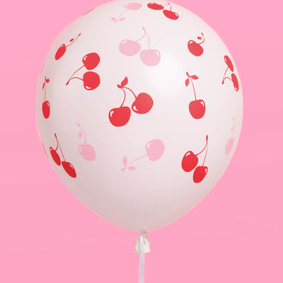 Cherry Balloon Pack - 24 latex balloons