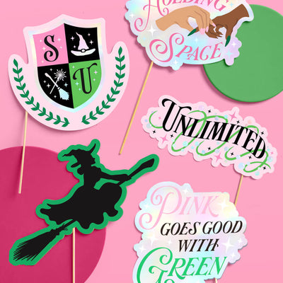 Holding Space Props - 24 pc. photo booth set