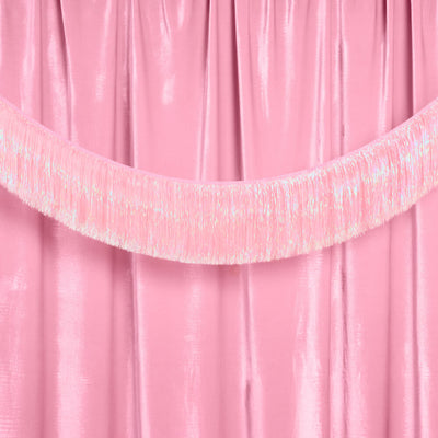 Pretty in Pink Fringe - light pink fringe banner