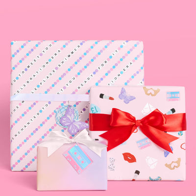 Gifting Era Wrapping Paper - 12 sheets + 16 tags
