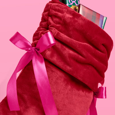 Velvet Stocking - ruched stocking