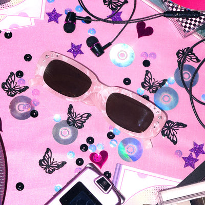 Birthday Girl Sunglasses - marble embossed sunglasses