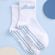 Bride Pilates Sock - grippy crew sock