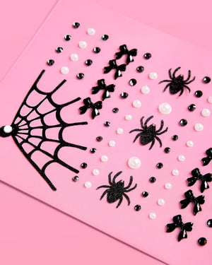 Romantic Horror Gem Set - 79 adhesive face gems